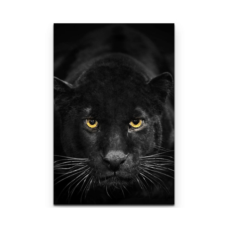 East Urban Home Leinwandbild Schwarzer Panther & Bewertungen | Wayfair.de